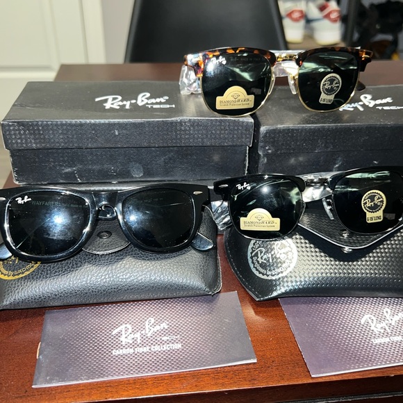 Rayban clubmaster/wayfarer Available.  With case and Box. - Picture 7 of 7